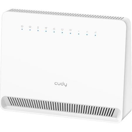 Роутер CUDY LT500E,  Wi-Fi 5,  AC1200,  2.4/5ГГц, 4 LAN,  1 WAN/LAN, 3G/4G/5G, белый