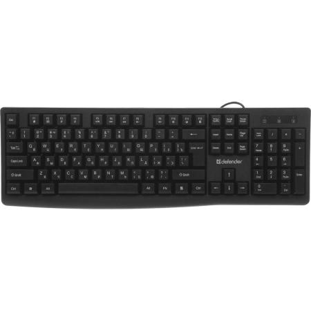 Клавиатура Defender HB-138,  USB, черный [45138]