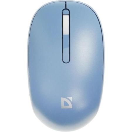 Мышь беспроводная Defender Smart MM-396, Bluetooth/Радио, оптическая, USB, 1600dpi, синий [52397]