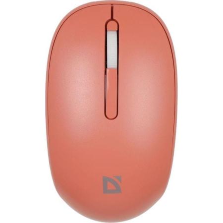 Мышь беспроводная Defender Smart MM-396, Bluetooth/Радио, оптическая, USB, 1600dpi, красный [52398]