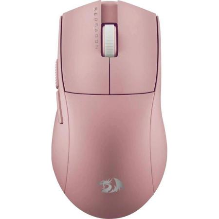 Мышь беспроводная Redragon K1ng 4K Pro, игровая, Bluetooth/Радио, оптическая, USB, 26000dpi, розовый [72213]