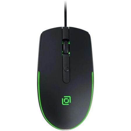 Мышь проводная Oklick 100M, оптическая, USB, 1600dpi, черный [1909417]