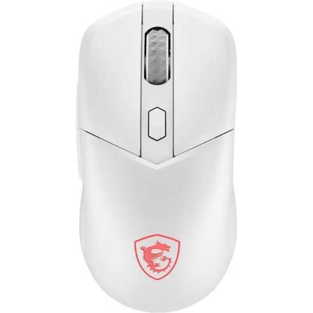 Мышь беспроводная MSI VERSA 300 W MS-8ZBD, игровая, Bluetooth/Радио, оптическая, USB, 8000dpi, белый [s12-4301440-cla]