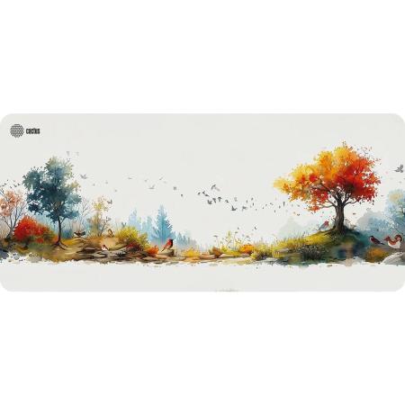 Коврик для мыши Cactus Forest watercolor ткань, 900х400х3мм [cs-mp-pro16xxl]