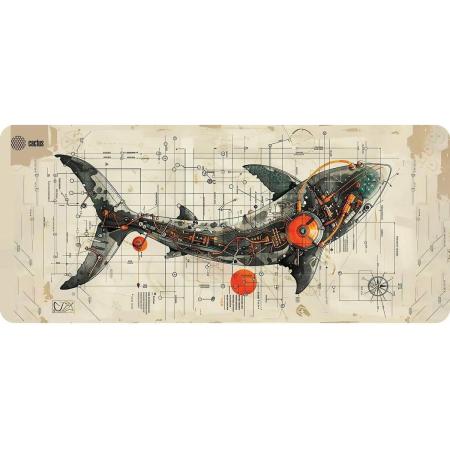 Коврик для мыши Cactus Shark Кордура, 900х400х4мм [cs-mp-cor03xxl]