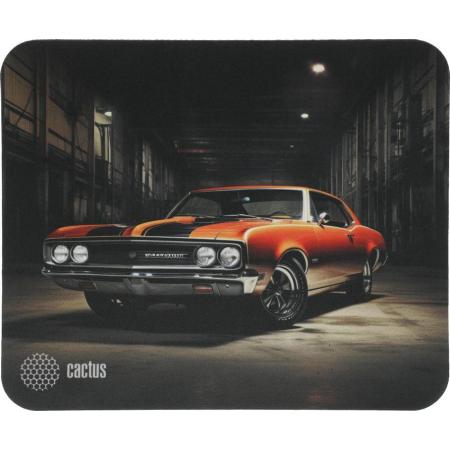 Коврик для мыши Cactus Orange Car рисунок, ткань, 300х250х2мм [cs-mp-p06m]