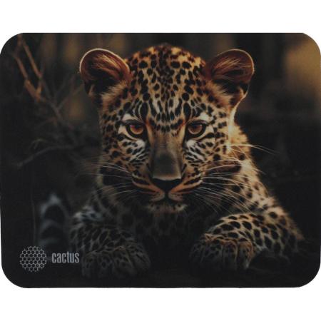 Коврик для мыши Cactus Leopard рисунок, ткань, 250х200х3мм [cs-mp-d06s]