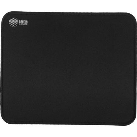 Коврик для мыши Cactus Black черный, ткань, 300х250х3мм [cs-mpc-d01m]