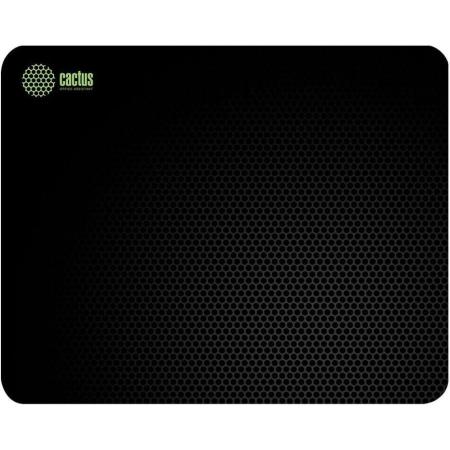 Коврик для мыши Cactus Black Mesh черный, ткань, 250х200х3мм [cs-mpc-d02s]