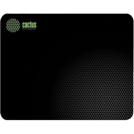 Коврик для мыши Cactus Black Mesh черный, ткань, 300х250х3мм [cs-mpc-d02m]