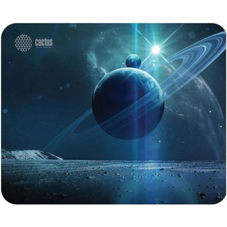 Коврик для мыши Cactus Saturn рисунок, ткань, 300х250х2мм [cs-mpc-p03m]