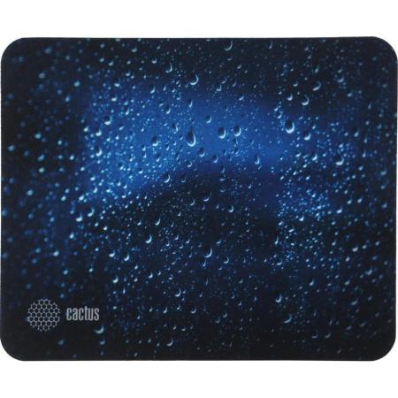 Коврик для мыши Cactus Water Drops рисунок, ткань, 220х180х2мм [cs-mpc-p05xs]