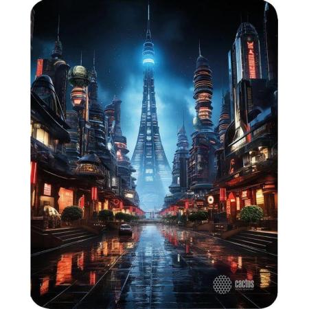 Коврик для мыши Cactus City ткань, 300х250х3мм [cs-mpc-d05m]