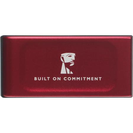 Твердотельный накопитель SSD Kingston External SSD XS1000, 1000GB, Type-C/A, USB 3.2 Gen 2, R/W 1050/1000MB/s, 70x33x14mm, 29g., Red