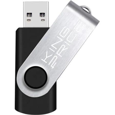 Флешка USB KINGPRICE KPFD2 64ГБ, USB2.0, черный [kpfd2a064abk]