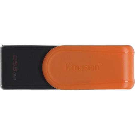 Флешка USB Kingston DataTraveler Exodia S 256ГБ, USB3.0, оранжевый и черный [dtxs/256gb]