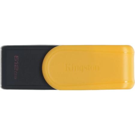 Флешка USB Kingston DataTraveler Exodia S 512ГБ, USB3.0, желтый и черный [dtxs/512gb]