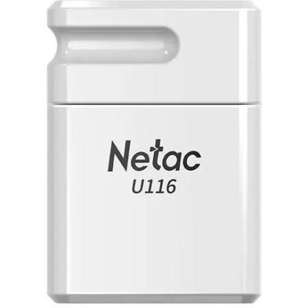 Флешка USB NETAC U116 64ГБ, USB3.2, белый [nt03u116n-064g-32wh]