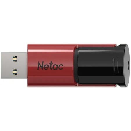 Флешка USB NETAC U182 64ГБ, USB3.2, красный и черный [nt03u182n-064g-32re]
