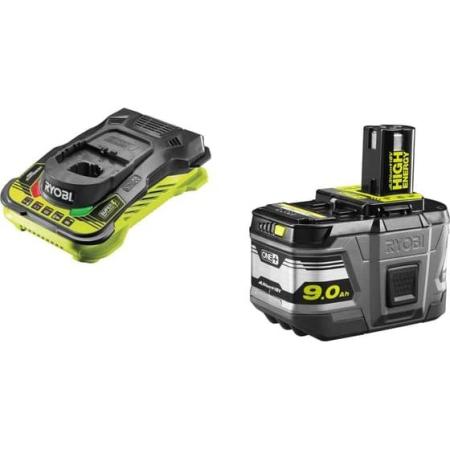 Ryobi Набор ONE+: аккумулятор 9.0Ач и зарядное устройство RC18-150 RC18150-190 5133004421