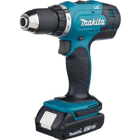 Дрель-шуруповерт Makita DDF453SYE, 1.5Ач,  с двумя аккумуляторами