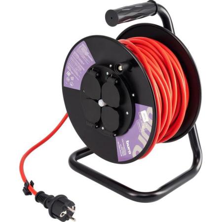 Сетевой удлинитель Buro BU-PSR4.20/G-20, 20м, оранжевый