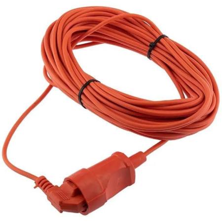 Удлинитель силовой PROCONNECT Pro-Uc, розеток 1шт, 2x0.75 кв.мм, 6A, 20м, ПВС, без катушки, оранжевый [11-7106]