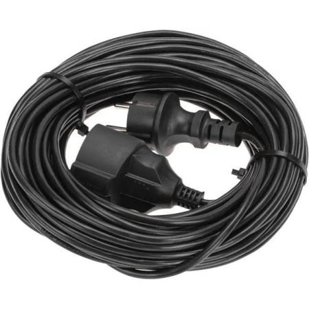 Удлинитель силовой PROCONNECT PROc-Uc, розеток 1шт, 3x0.75 кв.мм, 6A, 20м, ПВС, без катушки, черный [13-4910]
