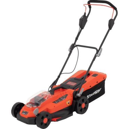Газонокосилка аккумуляторная StarWind SBL-330-4.4,  4Ач, с 2 АКБ, с ЗУ
