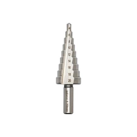 Inforce ступенчатое сверло 4-20мм M42 11-01-489