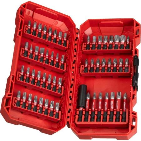 Milwaukee Биты SHOCKWAVE набор 56ед. GEN III в пласт. кейсе 4932492006