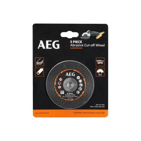 AEG Набор дисков для отрезной машины 5шт. AAKMMMC05 4932478588