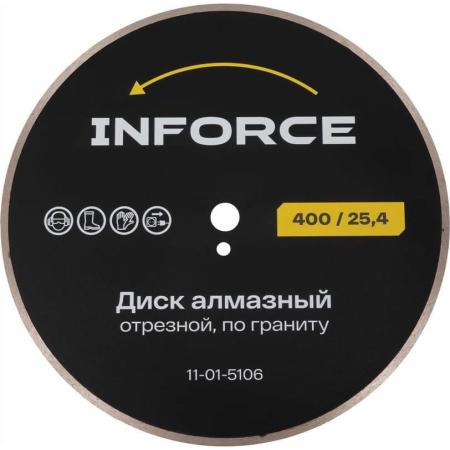 Inforce Диск алмазный отрезной 400x25.4x3.6мм по граниту 11-01-5106