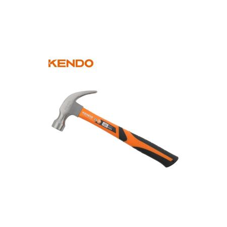 KENDO Молоток-гвоздодер с фиберглассовой рукояткой 225 гр 25107