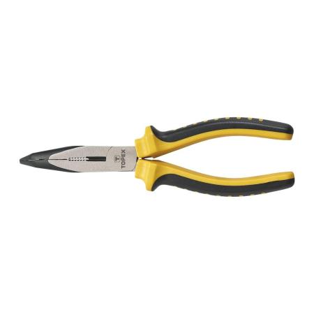 TOPEX Плоскогубцы удлиненные изогнутые, 160 мм 32D103