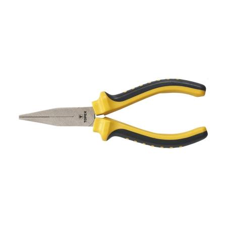 TOPEX Плоскогубцы 160 мм, двухкомпонентная рукоятка, сталь CS 32D108