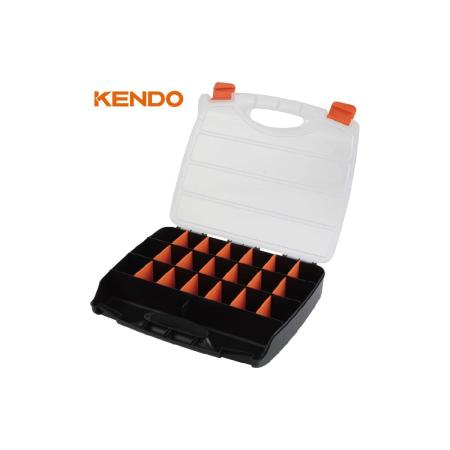 KENDO кейс-органайзер для инструментов 380x310x70мм 90223