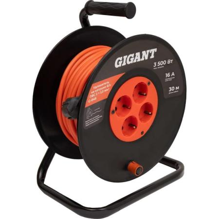 Gigant Удлинитель на катушке б/з ПВС 2х2.5 30м IP20 G-846