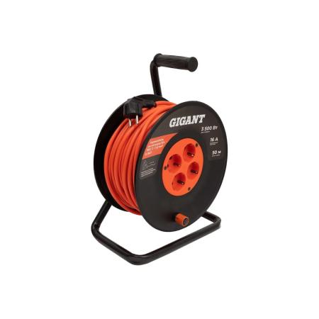 Gigant Удлинитель на катушке б/з ПВС 2x2.5 50м IP20 G-847