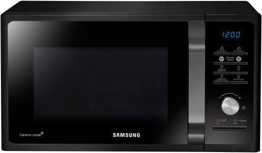 Микроволновая печь Samsung MS23F302TAK 800 Вт чёрный  (Уценка, иех. повреждение)