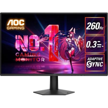 27" Монитор AOC Gaming 27G50Z,  1920x1080,  IPS,  260Гц,  1хHDMI,  1хDP,  черный