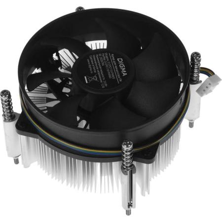 Устройство охлаждения(кулер) Digma D-CPC110-PWM3,  4-pin,  90мм,  черный,  retail