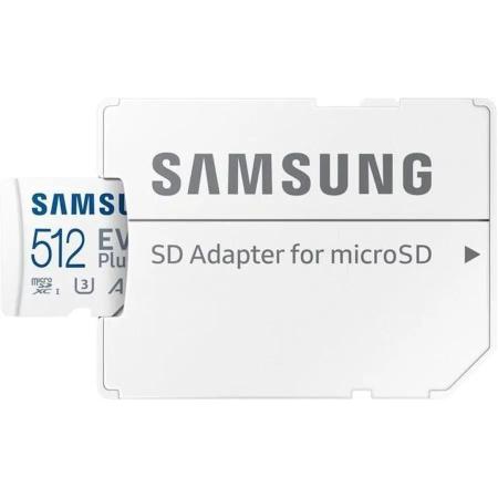 Флеш карта microSDXC 512GB Samsung MB-MC512SA EVO Plus + adapter