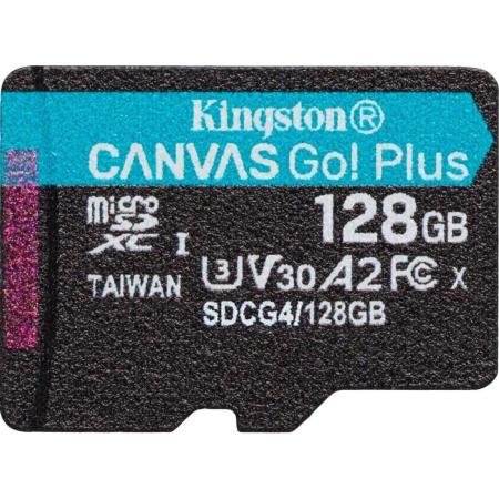 Флеш карта microSDXC 128GB Kingston SDCG4/128GBSP Canvas Go! Plus V30 A2 w/o adapter