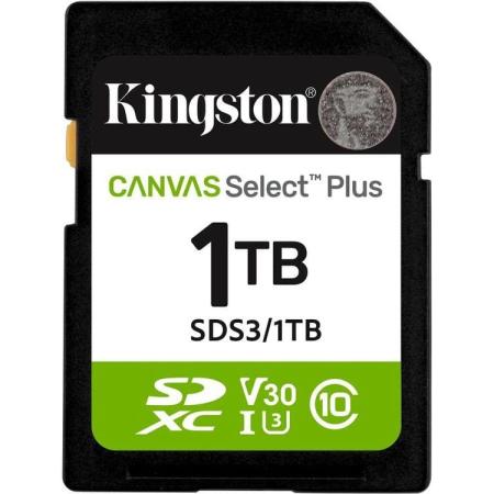 Флеш карта SDXC 1TB Kingston SDS3/1TB Canvas Select Plus V30 w/o adapter
