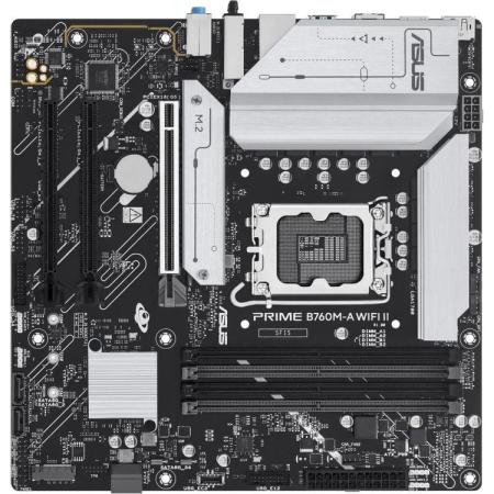Материнская плата ASUS PRIME B760M-A WIFI II, Socket LGA 1700, Intel B760, mATX, Ret
