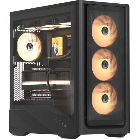 Корпус ATX Formula Air Power G9 Duo, Midi-Tower, без БП,  черный