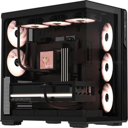 Корпус E-ATX Formula Crystal Z7, Midi-Tower, без БП,  черный [crystal z7 b]