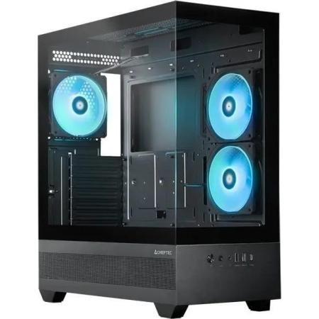 Корпус ATX CHIEFTEC Vista, Midi-Tower, без БП,  черный [gt-01b-op]