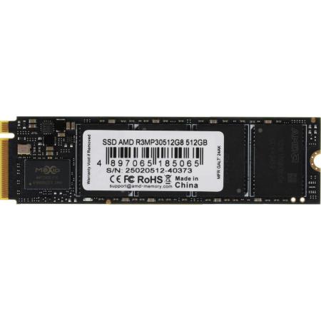 SSD накопитель AMD Radeon R3MP30512G8 512ГБ, M.2 2280, PCIe 3.0 x4,  NVMe,  M.2